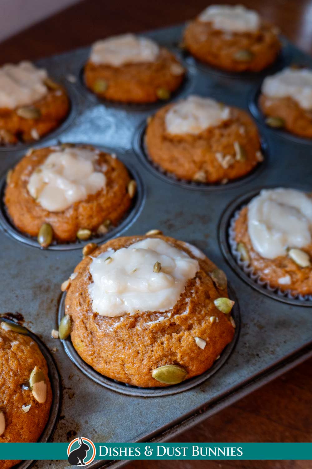 Pumpkin Muffins with Cream Cheese (Starbucks Copycat)