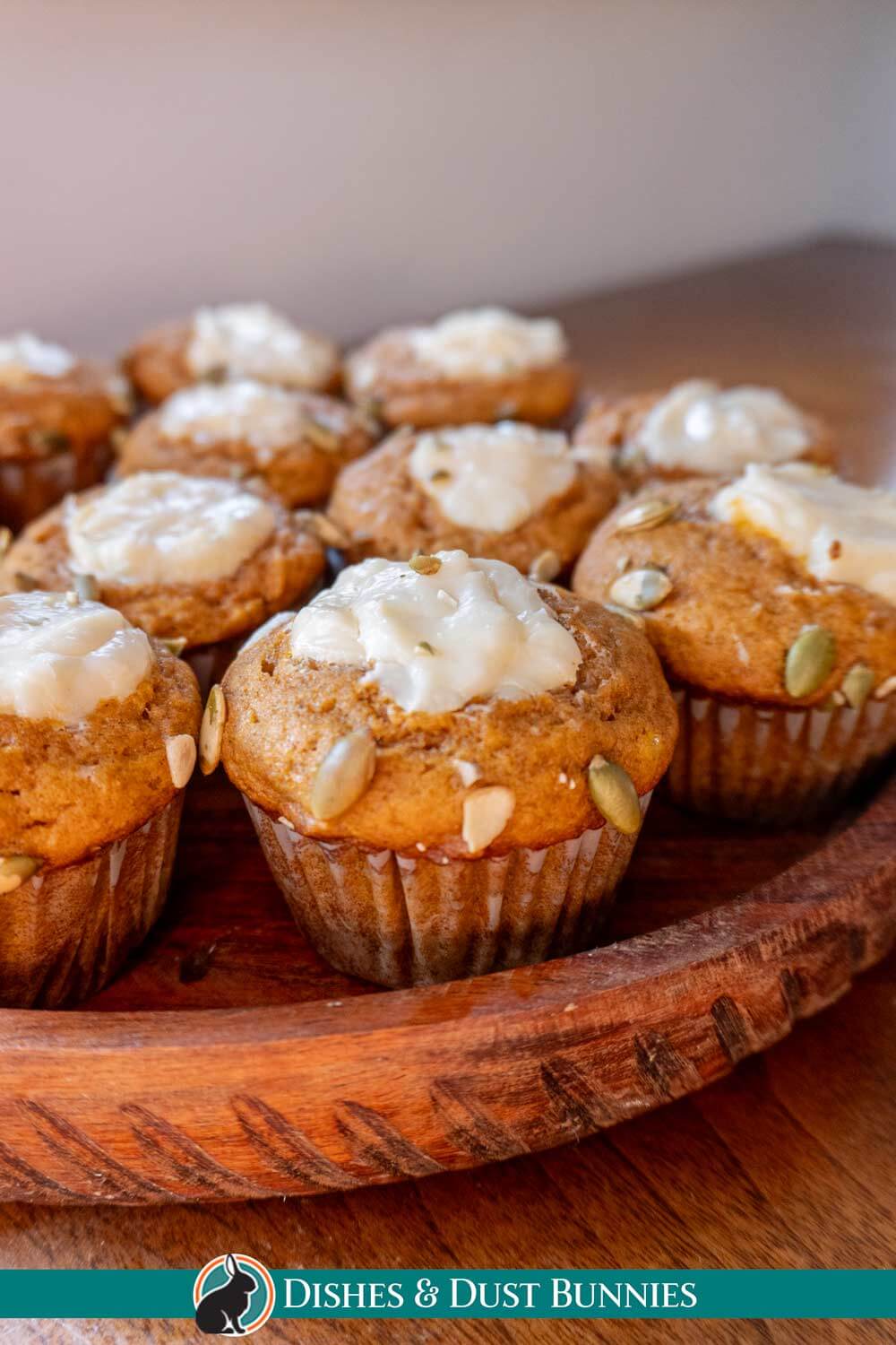 Pumpkin Muffins with Cream Cheese (Starbucks Copycat)