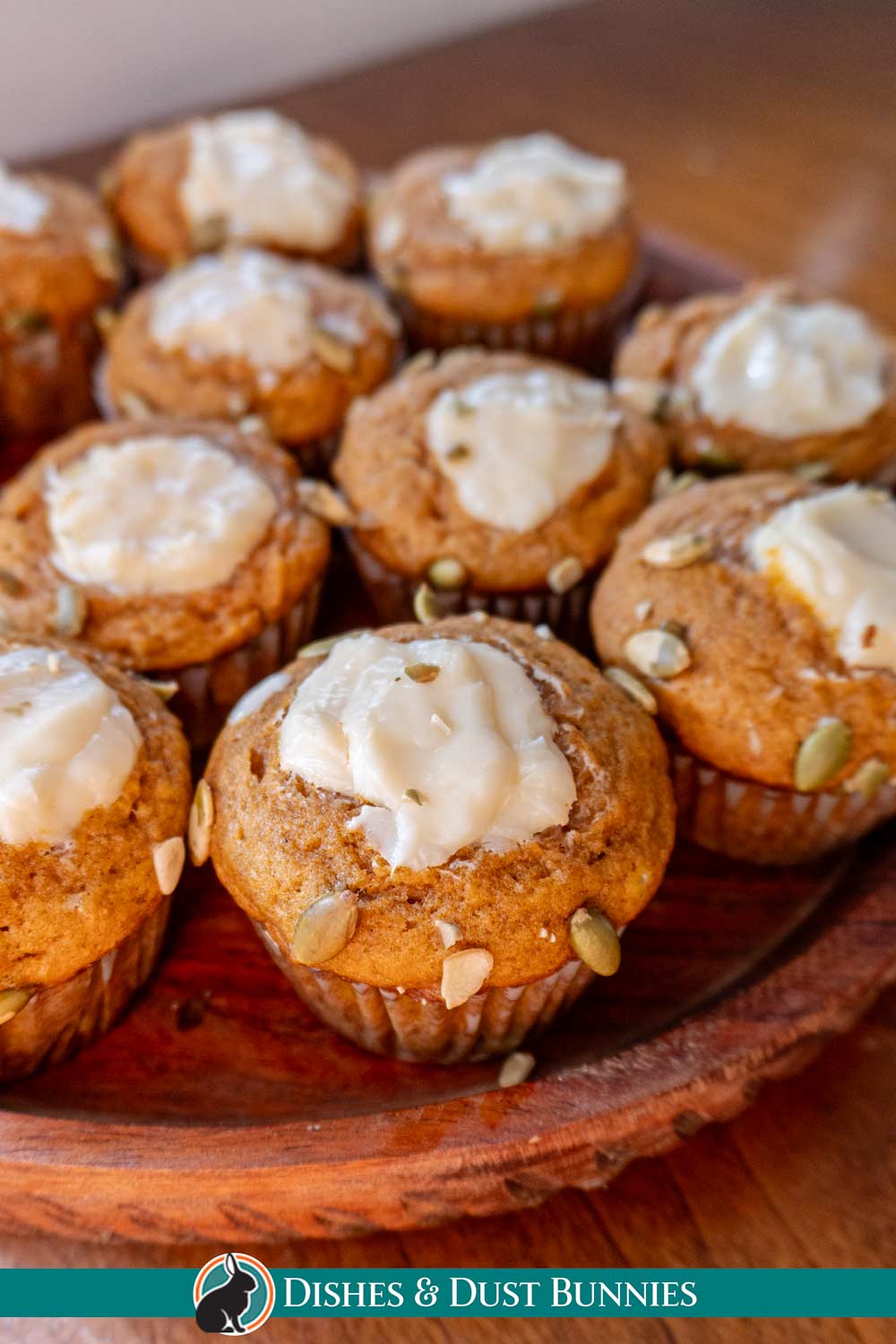 Pumpkin Muffins with Cream Cheese (Starbucks Copycat)