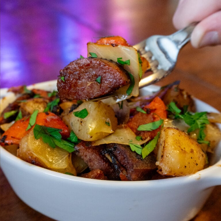 One-Pan Stovetop Cabbage, Sausage & Potatoes
