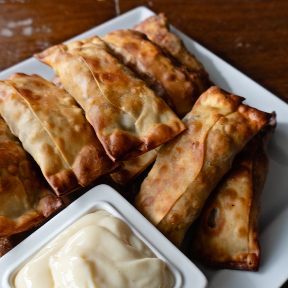 Halifax Donair Egg Rolls (Air Fryer or Deep Fried)
