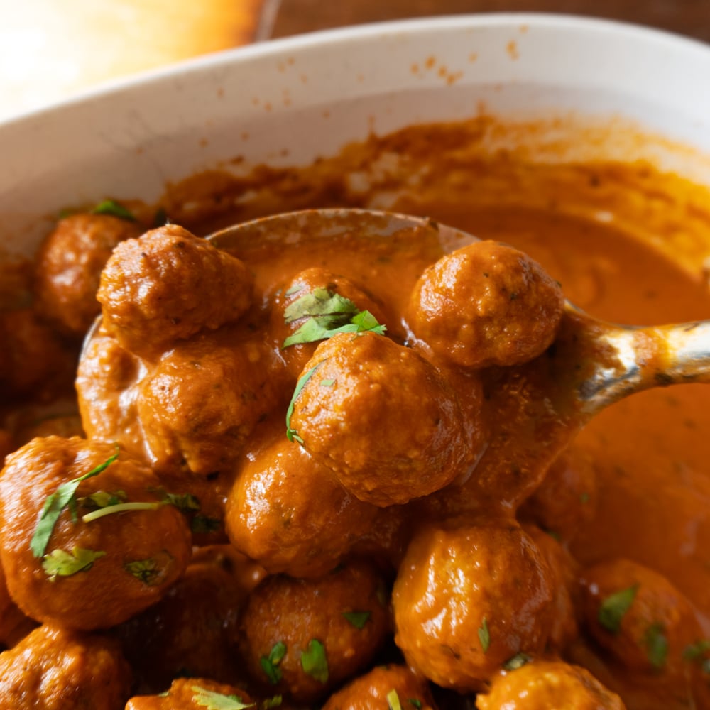 Easy Butter Chicken Meatballs